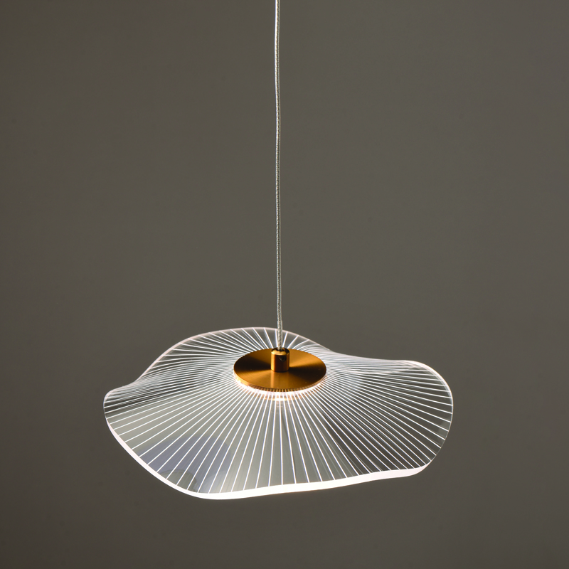 ^PENDANT LAMP LED 5W 3000K 400LM NINFEA BRASS METAL IP20 D22XH160CM ZM34LEDP22BR