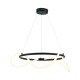 ^PENDANT LAMP LED 36W 3000K 2100LM WAVE BLACK METAL IP20 D60XH230CM ZM36LEDP60BK