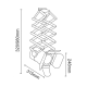 ^TRACK LIGHT No243 BLACK 4WIRE PAR30 E27 243TLB4W