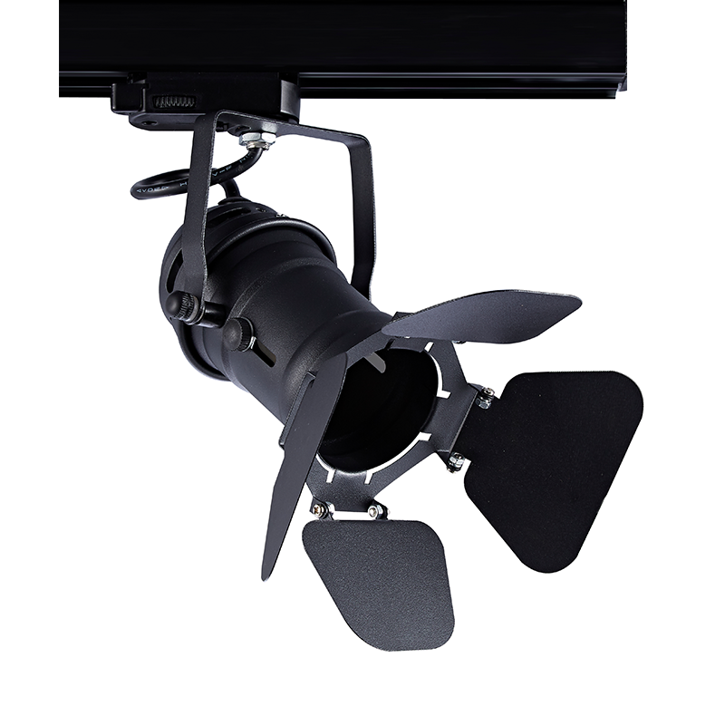 ^TRACK LIGHT No244 BLACK 4WIRE GU10 244TLB4W