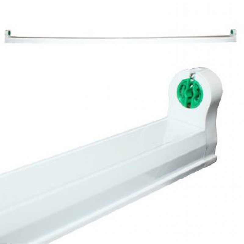 60cm LUMINAIRE FOR LAMP LED T8 230V + MOUNT KIT DELED60L