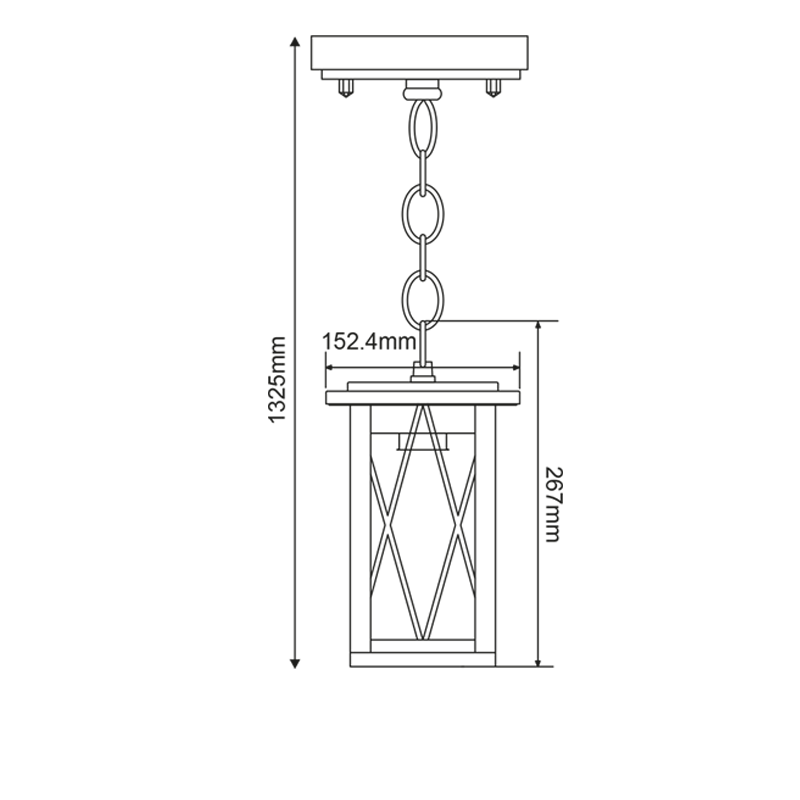 ^SAND BLACK PENDANT LUMINAIRE NISSA 1XE27 IP44 WITH GRID & BUBBLE GLASS NISSA1PPS