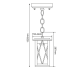 ^SAND BLACK PENDANT LUMINAIRE NISSA 1XE27 IP44 WITH GRID & BUBBLE GLASS NISSA1PPS