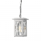 ^SAND BLACK PENDANT LUMINAIRE NISSA 1XE27 IP44 WITH GRID & BUBBLE GLASS NISSA1PPS