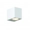GU10 WALL LUMINAIRE PLASTIC 230V AC WHITE IP65 MAX 3W LED SL8110GU10W