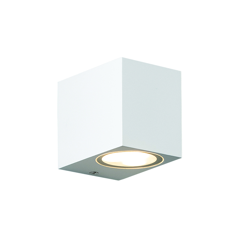 GU10 WALL LUMINAIRE PLASTIC 230V AC WHITE IP65 MAX 3W LED SL8110GU10W