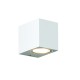 GU10 WALL LUMINAIRE PLASTIC 230V AC WHITE IP65 MAX 3W LED SL8110GU10W