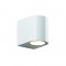 GU10 WALL LUMINAIRE  PLASTIC 230V AC WHITE IP65 MAX 3W LED SL8210GU10W