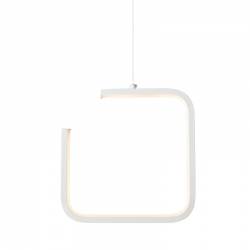 ^PENDANT LUMINAIRE LED 8W 3000K 780LM WITE METAL 22X11XH129CM EUCLID1 V27LEDP22WH ^PENDANT LUMINAIRE LED 8W 3000K 780LM WITE METAL 22X11XH129CM EUCLID1 V27LEDP22WH