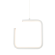 ^PENDANT LUMINAIRE LED 8W 3000K 780LM WITE METAL 22X11XH129CM EUCLID1 V27LEDP22WH