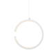 ^PENDANT LUMINAIRE LED 8W 3000K 750LM WHITE METAL22X11XH129CM EUCLID3 V28LEDP22WH
