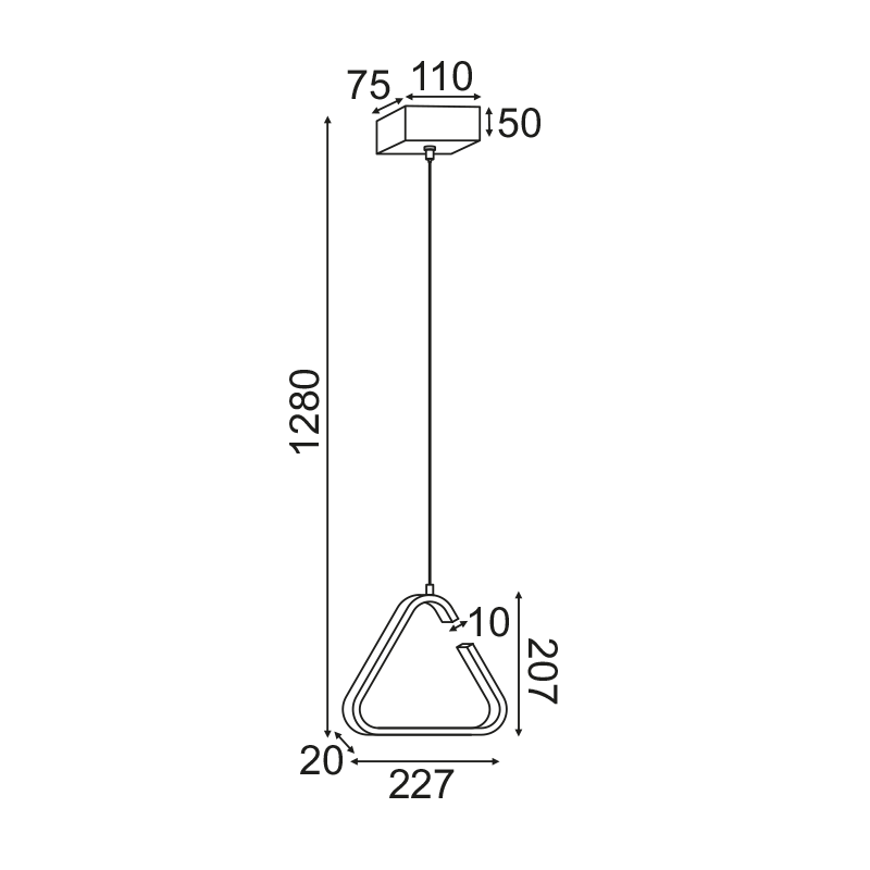 ^PENDANT LUMINAIRE LED 7W 3000K 725LM WHITE METAL 23X11XH128CM EUCLID2 V29LEDP23WH ^PENDANT LUMINAIRE LED 7W 3000K 725LM WHITE METAL 23X11XH128CM EUCLID2 V29LEDP23WH