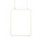 ^PENDANT LUMINAIRE LED 15W 3000K 1390LM WHITE METAL 26X14XH142CM SYMETRIA V30LEDP26WH