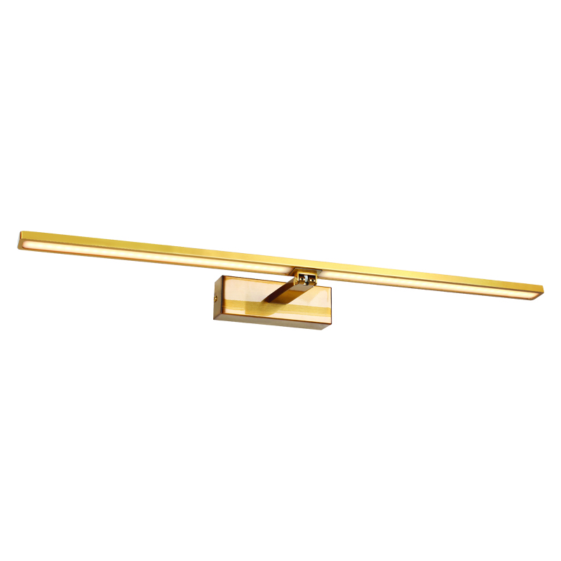 ^WALL MOUNTED LIGHTING LED 12W 3000K 780LM PALMA  BRASS METALLIC IP44 66,5X14,5X5CM PN15LEDW67BR