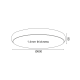 ^CEILING LUMINAIRE LED 54W 4320LM 3000K BLACK METAL D60XH8CM KALLISTA V27LEDC60BK ^CEILING LUMINAIRE LED 54W 4320LM 3000K BLACK METAL D60XH8CM KALLISTA V27LEDC60BK