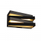 ^WALL MOUNTED LUMINAIRE LED 12W 3000K 960LM BLACK METAL 20X11X9CM MILANO V80LEDW20BK