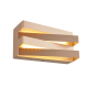^WALL MOUNTED LUMINAIRE LED 12W 3000K 960LM DARK GOLD METAL 20X11X9CM MILANO V80LEDW20DG