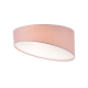 CEILING LIGHT 3ΧΕ27 PAL PINK FABRIC+ACRYLIC Φ40ΧΗ18CM PABLO AD8030PP