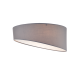 CEILING LIGHT 3ΧΕ27 PAL GREY FABRIC+ACRYLIC Φ40ΧΗ18CM PABLO AD8030PG