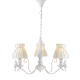 ^PENDANT 3ΧΕ14 METAL WHITE/GOLD+WHITE SHADE Φ58ΧΗ84CM EKAVI EG166083PW