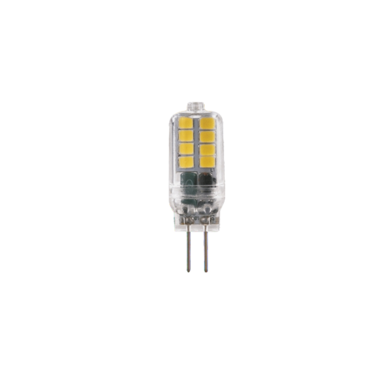 LED SMD G4 PLASTIC 2W 3.000K 180Lm 360° 12V AC/DC Ra80 30.000Hrs CLEAR G428352WWC