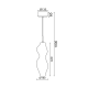 ^ PHASING OUT PENDANT LIGHTING LED 20W 3000K 1600LM 360º ACRYLIC D16ΧH180CM CARYATID ZM13LEDP15