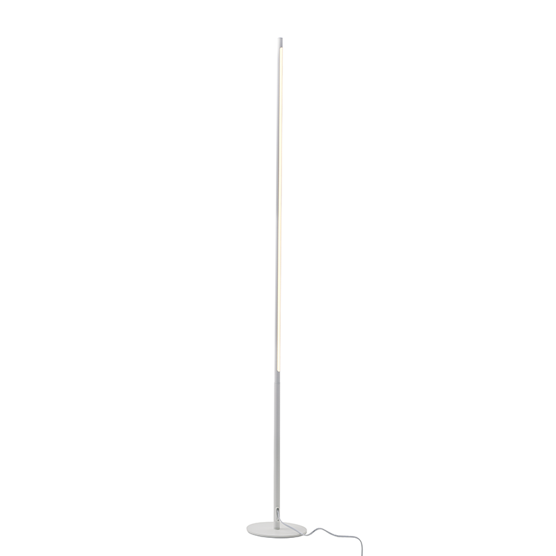 ^FLOOR LIGHTING LED 18W 3000K 1440LM WHITE ALUMINUM TOUCH DIMMER D18ΧD1,8ΧΗ146CM AVENUE ZM16LEDF148WH