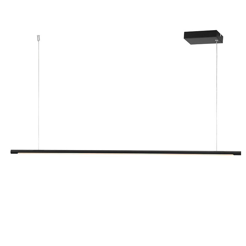 ^PENDANT LIGHTING LED 18W 3000K 1440LM BLACK ALUMINUM TOUCH DIMMER 105Χ1,8ΧΗ150CM AVENUE ZM16LEDP105BK