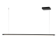 ^PENDANT LIGHTING LED 18W 3000K 1440LM BLACK ALUMINUM TOUCH DIMMER 105Χ1,8ΧΗ150CM AVENUE ZM16LEDP105BK