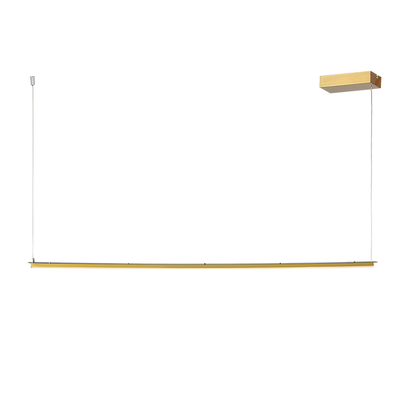 ^PENDANT LIGHTING LED 20W 3000K 1600LM BRASS MEALLIC 100Χ5ΧH150CM ATLANTIS ZM58LEDP100AB