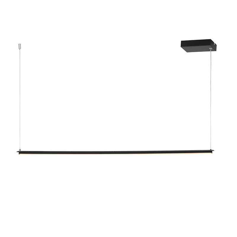 ^PENDANT LIGHTING LED 20W 3000K 1600LM BLACK ALUMINUMLIC 100Χ5ΧH150CM ATLANTIS ZM58LEDP100BK