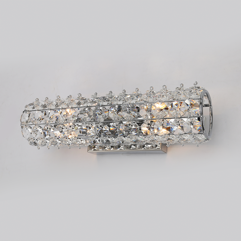 ^WALL L/F 2XG9 CRYSTAL + CHROME METAL 28X10X7CM LIANNA LIANNA282W