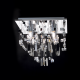 ^L/F CEILING 4XE14 CHROME METAL 40X40XH32CM SOMER SOMER404C