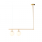^PENDANT LUMINAIRE 2ΧΕ27 METAL+OPAL GLASS 76X15XH95CM THETIS V360502P