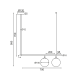 ^PENDANT LUMINAIRE 2ΧΕ27 METAL+OPAL GLASS 76X15XH95CM THETIS V360502P