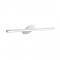 ^WALL MOUNTED LIGHTING LED 16W 3000K 1040LM WHITE METALLIC IP44 50Χ12Χ4CM PHOEBE PN11LEDW50WH