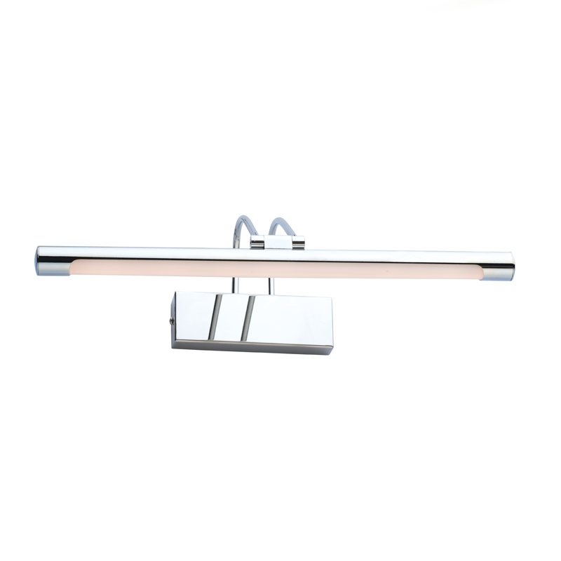 ^WALL MOUNTED LIGHTING LED 8W 3000K 520LM CHROME STAINLESS STEEL IP44 40X12X19CM ARIA PN17LEDW40CH