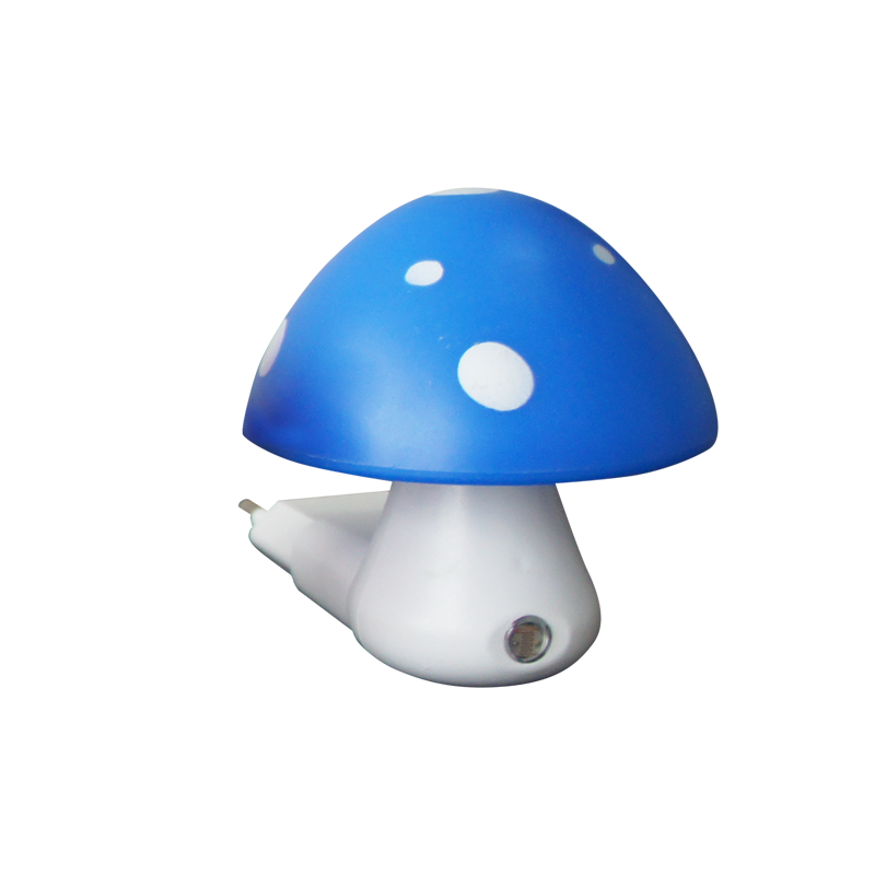 LED NIGHT LIGHT BLUE MUSHROOM DAY-NIGHT 0,4W 6400K 846LED4SB