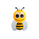 LED NIGHT LIGHT YELLOW BEE DAY-NIGHT 1W RGB 230V 852LED1Y