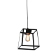 HANGING METAL CUBE BLACK 1XE27 CHESS KS1444P1SBK