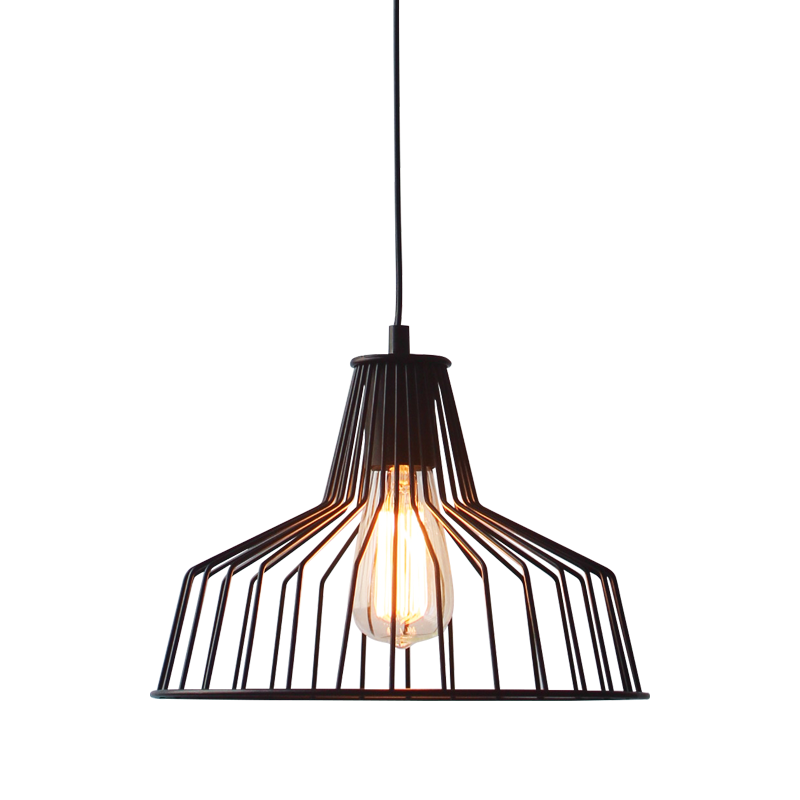 BELL BLACK 1 Χ Ε27 D30CM HADES KS1525P1BK