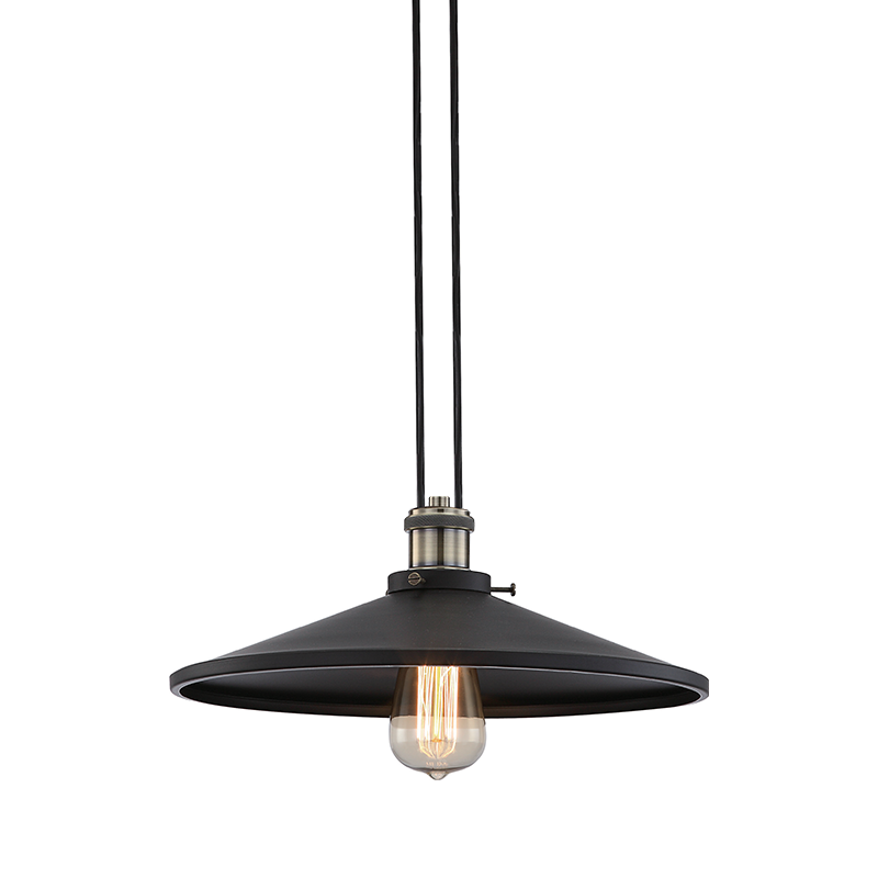 BLACK BELL D34 1XE27 METALLIC HIPPOLYTE KS12882CB