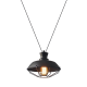 BLACK BELL GRID 1XE27 METALLIC 2 BASES Φ26,5cm ANGELA KS14632BB