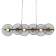 ^PENDANT LIGHTING 6ΧΕ27 BLACK METAL 103Χ35ΧΗ119CM KOBE HL45846P103B