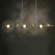 ^PENDANT LIGHTING 6ΧΕ27 BLACK METAL 103Χ35ΧΗ119CM KOBE HL45846P103B
