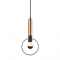 ^PENDANT LIGHTING 1ΧE27 BRASS/BLACK METAL D18ΧΗ116CM MIRACOLO HL39971P18BB