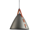 ^PENDANT LIGHTING 1ΧE27 BLACK METAL+LEATHER D33XH100CM NAOMI HL41441P33BN ^PENDANT LIGHTING 1ΧE27 BLACK METAL+LEATHER D33XH100CM NAOMI HL41441P33BN