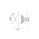 ^WALL MOUNTED LIGHTING 1ΧEG9 COPPER/BLACK METAL+ GLASS D20X15CM HYDRA HL4301W20BC