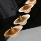 ^PENDANT LIGHTING 4ΧG9 BRASS/BLACK METAL+ GLASS 97X20ΧΗ128CM LAYLA HL4314P96BB