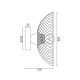 ^WALL MOUNTED LIGHTING 1ΧE27 BLACK METAL D24Χ12CM KOBE HL45841W25B